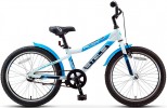 Велосипед 20' хардтейл, рама алюминий STELS PILOT-210 GENT белый/синий, 1 ск.
